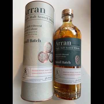 Arran 8 Years- Small Batch- Peated Pinot Noir Casks